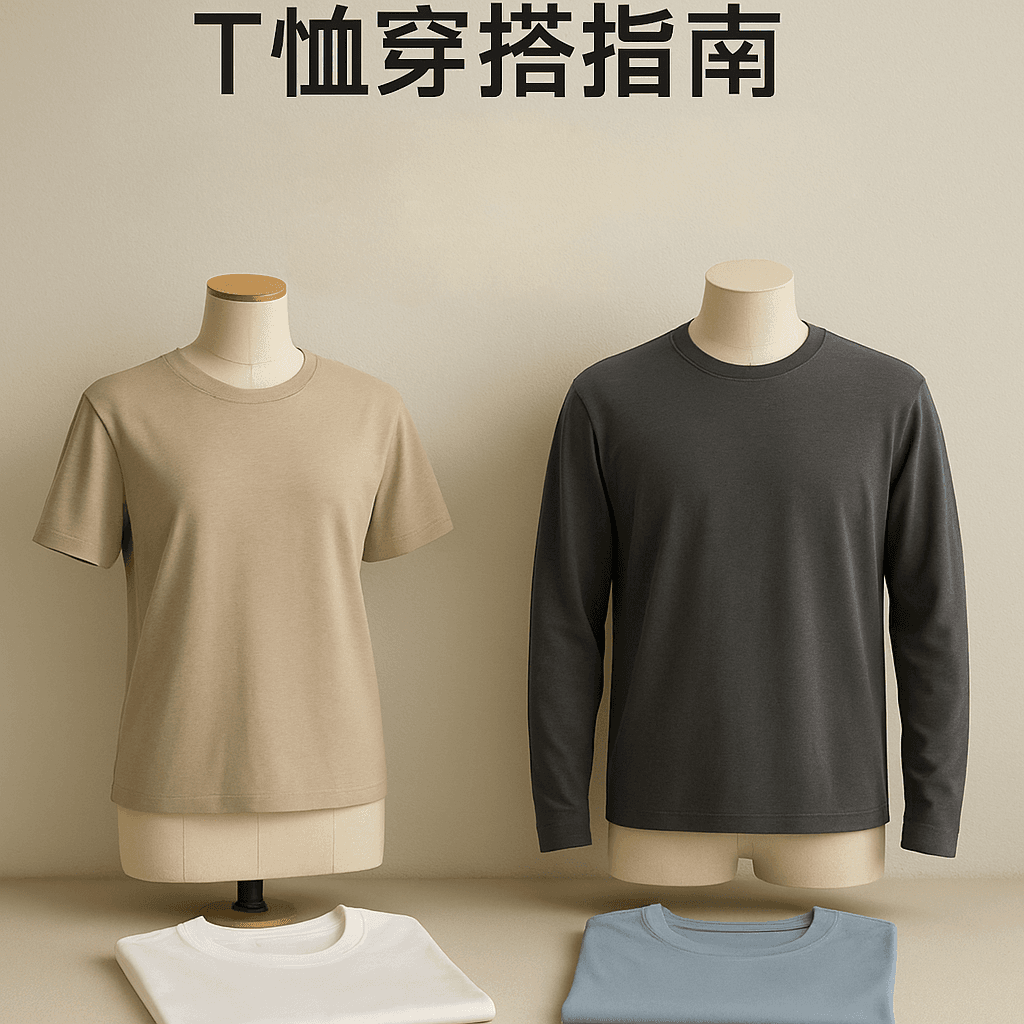 时尚T恤展示
