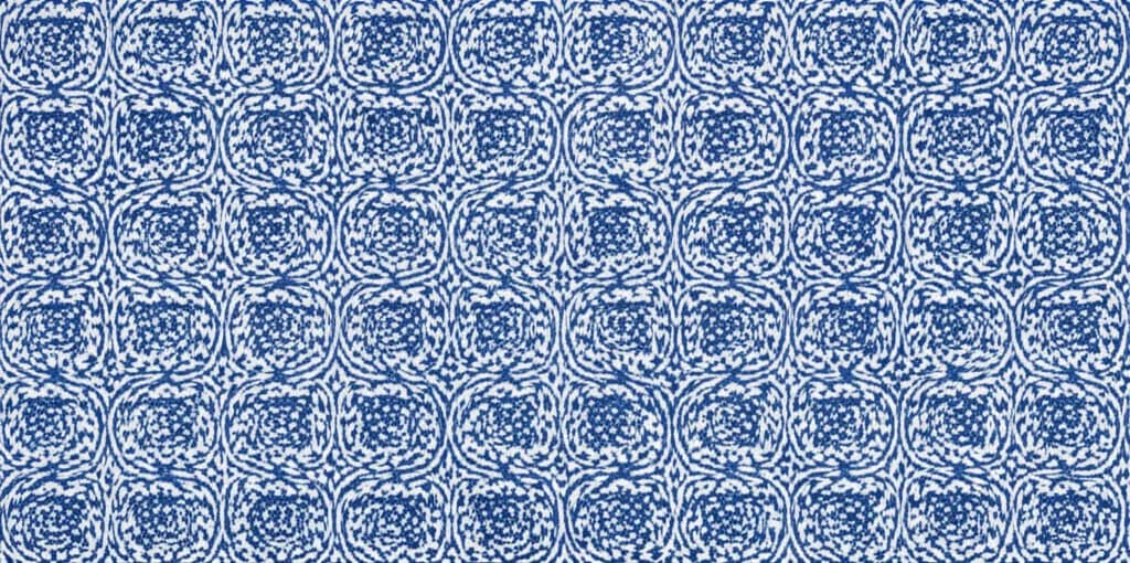 Traditional Blue Calico Pattern